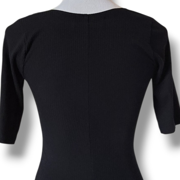 Reformation Alicia Top Black Ribbed XS Corset Bustier Style - Picture 6 of 10